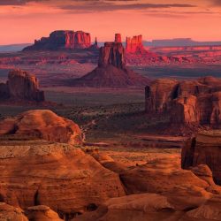 Sunrise,In,Hunts,Mesa,Navajo,Tribal,Majesty,Place,Near,Monument