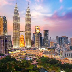 Petronas Towers, also known as Menara Petronas is the tallest buildings in the world from 1998 to 2004.